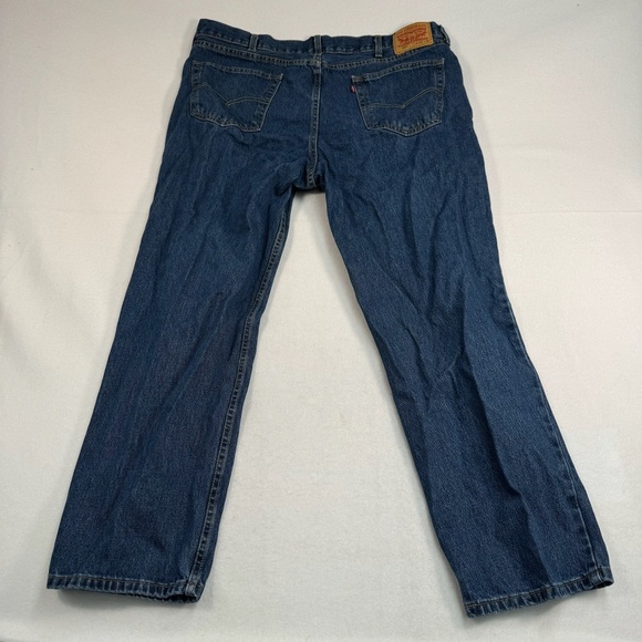 Levis 550 Straight Leg Jeans Mens Size 42X32 Medium Wash High Rise - Picture 4 of 15